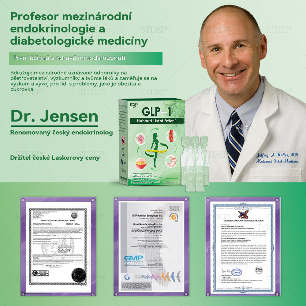 🌿 Oficiální obchod ČR | STDEI® GLP-1 8-v-1 Fit & Vital Řešení (Jednou denně, viditelné změny za 7 dní) ✅ Obezita, kardiovaskulární zdraví, cukrovka, spánková apnoe, zdraví střev, problémy se klouby a další