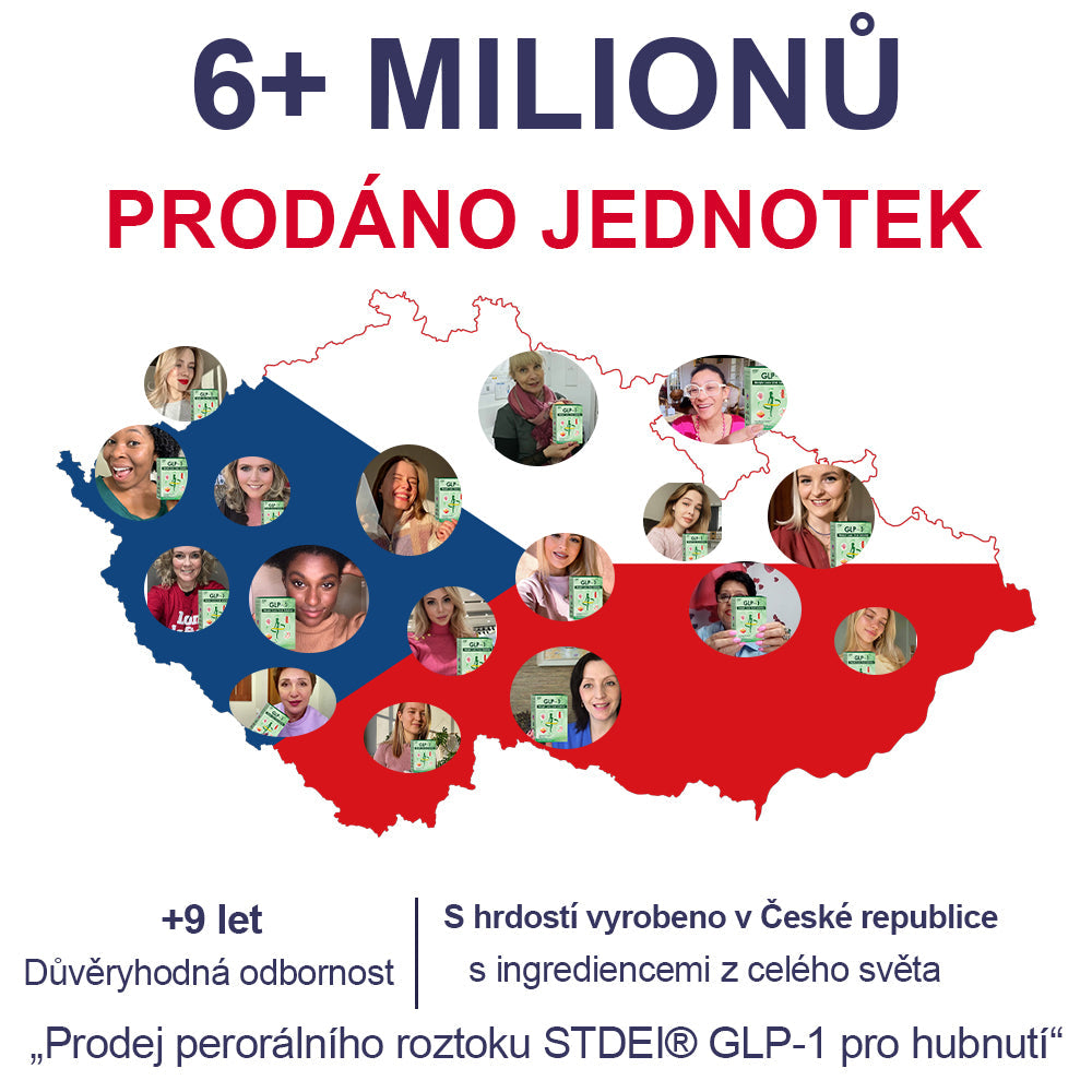 🌿 Oficiální obchod ČR | STDEI® GLP-1 8-v-1 Fit & Vital Řešení (Jednou denně, viditelné změny za 7 dní) ✅ Obezita, kardiovaskulární zdraví, cukrovka, spánková apnoe, zdraví střev, problémy se klouby a další