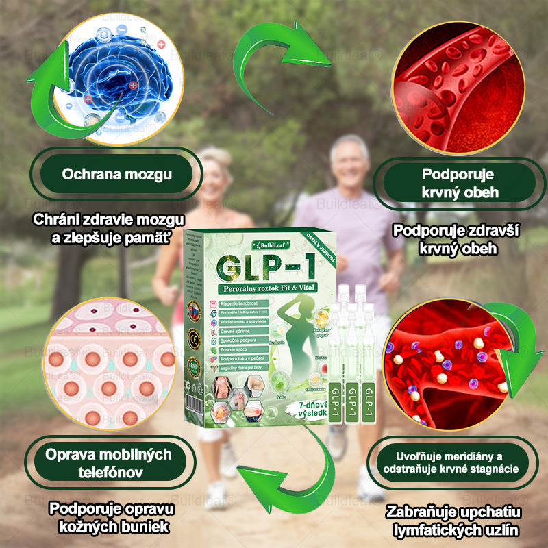 🧑‍⚕️🧑‍⚕️BuildLeaf® GLP-1 8-v-1 Fit & Vital Perorálny Roztok (Len raz denne, viditeľné zmeny už za 7 dní) Pre obezitu, kardiovaskulárne ochorenia, cukrovku, spánkové apnoe, zdravie čriev, problémy s kĺbmi a ďalšie