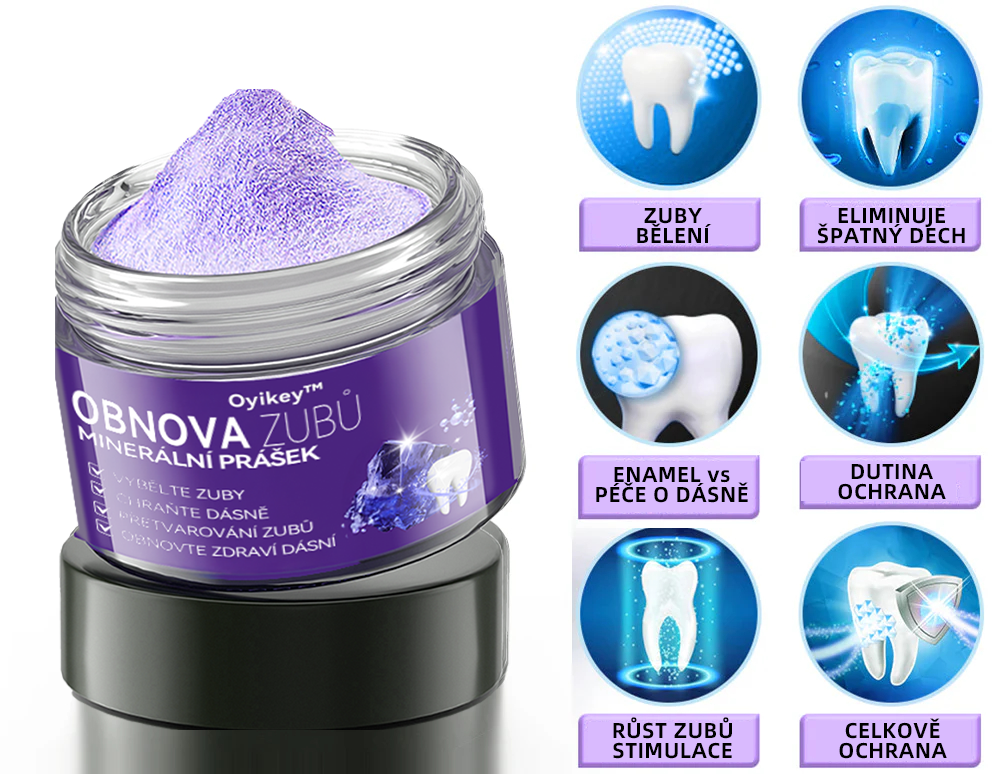 [✅Oficiální obchod.]𝐎𝐲𝐢𝐤𝐞𝐲™ Prášek na obnovu zubní minerálů 💥💥 – produkt pro péči o ústní dutinu (doporučeno odborníky České stomatologické komory, ČSK).