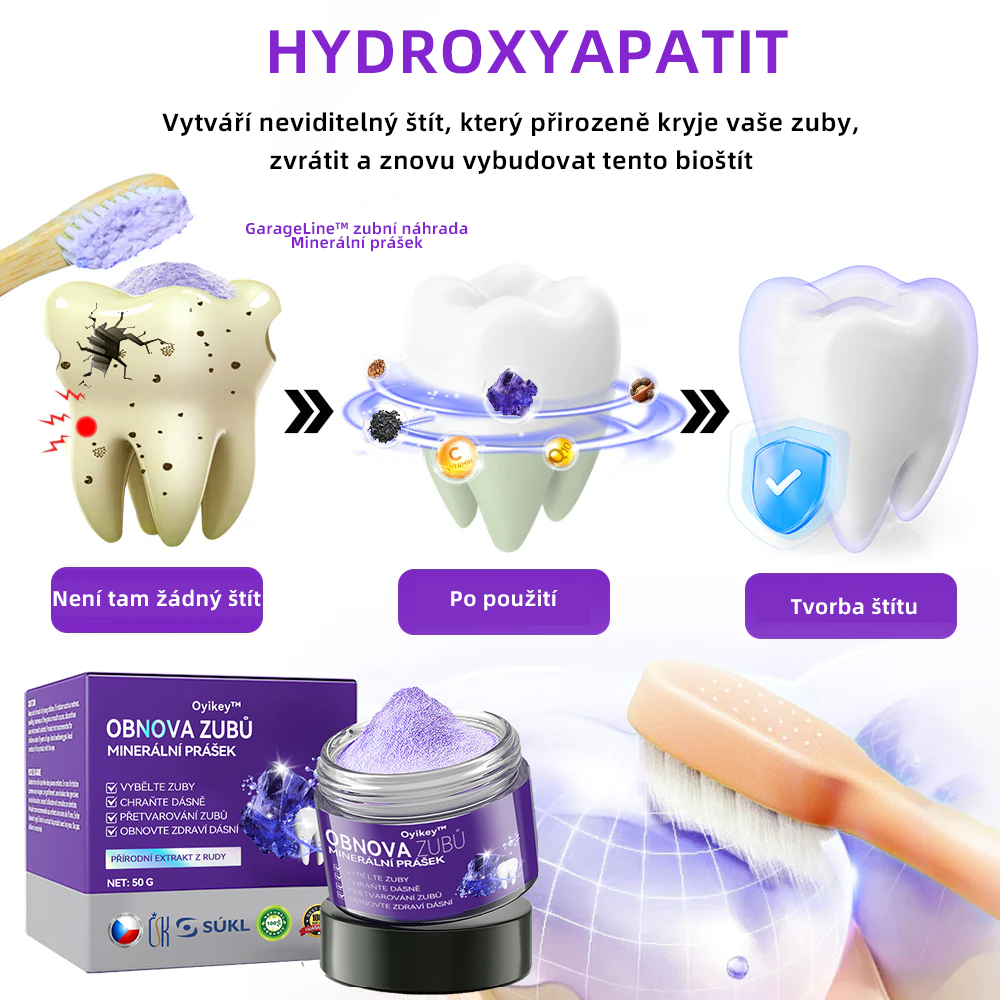 [✅Oficiální obchod.]𝐎𝐲𝐢𝐤𝐞𝐲™ Prášek na obnovu zubní minerálů 💥💥 – produkt pro péči o ústní dutinu (doporučeno odborníky České stomatologické komory, ČSK).