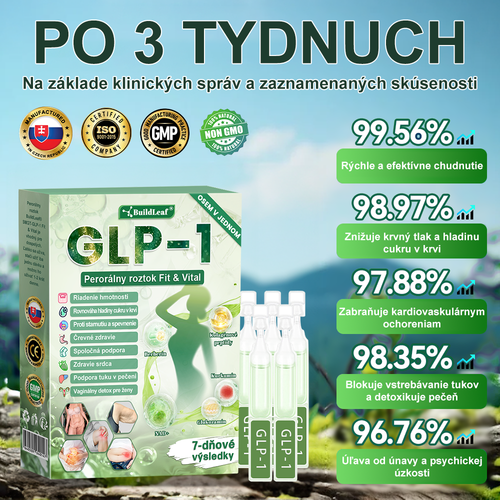 🧑‍⚕️🧑‍⚕️BuildLeaf® GLP-1 8-v-1 Fit & Vital Perorálny Roztok (Len raz denne, viditeľné zmeny už za 7 dní) Pre obezitu, kardiovaskulárne ochorenia, cukrovku, spánkové apnoe, zdravie čriev, problémy s kĺbmi a ďalšie