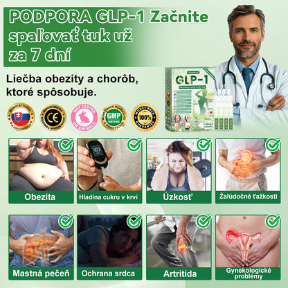 🧑‍⚕️🧑‍⚕️BuildLeaf® GLP-1 8-v-1 Fit & Vital Perorálny Roztok (Len raz denne, viditeľné zmeny už za 7 dní) Pre obezitu, kardiovaskulárne ochorenia, cukrovku, spánkové apnoe, zdravie čriev, problémy s kĺbmi a ďalšie