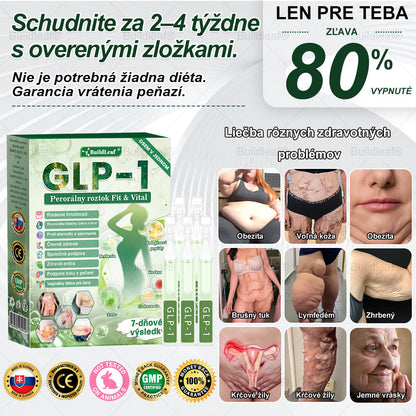 🧑‍⚕️🧑‍⚕️BuildLeaf® GLP-1 8-v-1 Fit & Vital Perorálny Roztok (Len raz denne, viditeľné zmeny už za 7 dní) Pre obezitu, kardiovaskulárne ochorenia, cukrovku, spánkové apnoe, zdravie čriev, problémy s kĺbmi a ďalšie