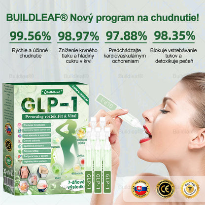 🧑‍⚕️🧑‍⚕️BuildLeaf® GLP-1 8-v-1 Fit & Vital Perorálny Roztok (Len raz denne, viditeľné zmeny už za 7 dní) Pre obezitu, kardiovaskulárne ochorenia, cukrovku, spánkové apnoe, zdravie čriev, problémy s kĺbmi a ďalšie