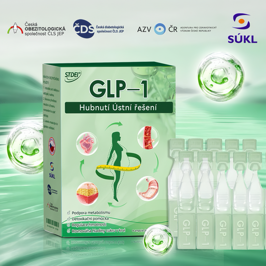 🌿 Oficiální obchod ČR | STDEI® GLP-1 8-v-1 Fit & Vital Řešení (Jednou denně, viditelné změny za 7 dní) ✅ Obezita, kardiovaskulární zdraví, cukrovka, spánková apnoe, zdraví střev, problémy se klouby a další