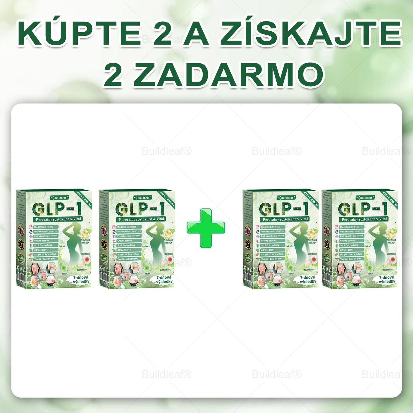 🧑‍⚕️🧑‍⚕️BuildLeaf® GLP-1 8-v-1 Fit & Vital Perorálny Roztok (Len raz denne, viditeľné zmeny už za 7 dní) Pre obezitu, kardiovaskulárne ochorenia, cukrovku, spánkové apnoe, zdravie čriev, problémy s kĺbmi a ďalšie