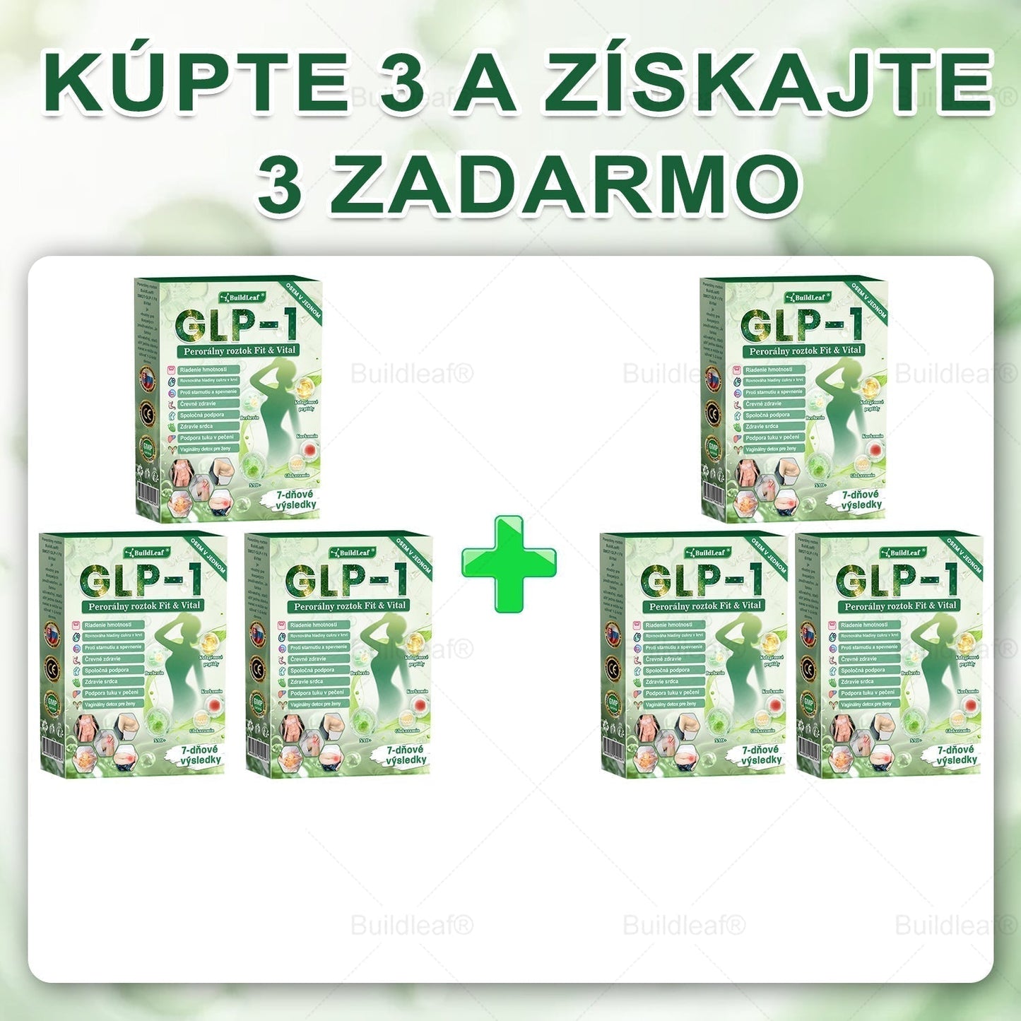 🧑‍⚕️🧑‍⚕️BuildLeaf® GLP-1 8-v-1 Fit & Vital Perorálny Roztok (Len raz denne, viditeľné zmeny už za 7 dní) Pre obezitu, kardiovaskulárne ochorenia, cukrovku, spánkové apnoe, zdravie čriev, problémy s kĺbmi a ďalšie